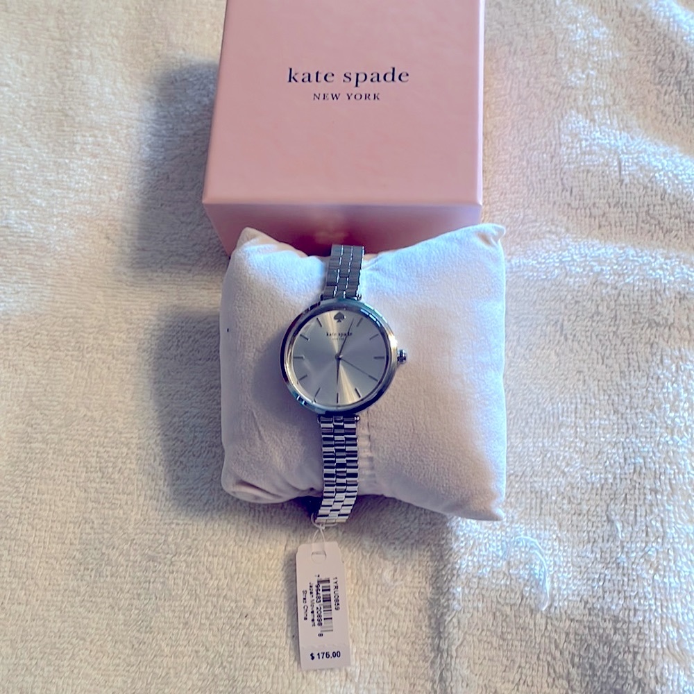 NWT Kate Spade Silvertone Wristwatch